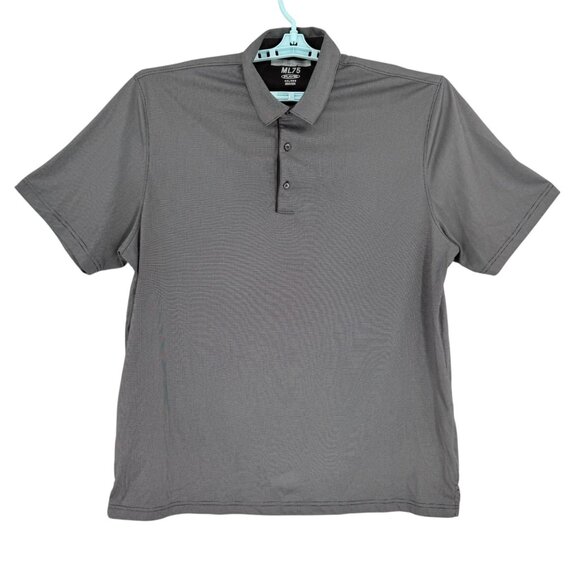 Greg Norman Men's Short Sleeve ML75 Play Dry Dark Grey Polo Shirt Size XXL - Picture 1 of 8